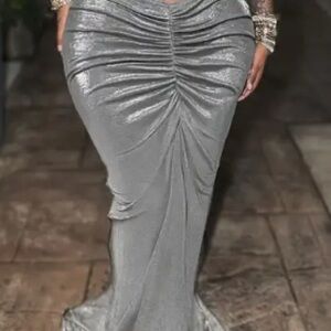 Elegant Silver Skirt